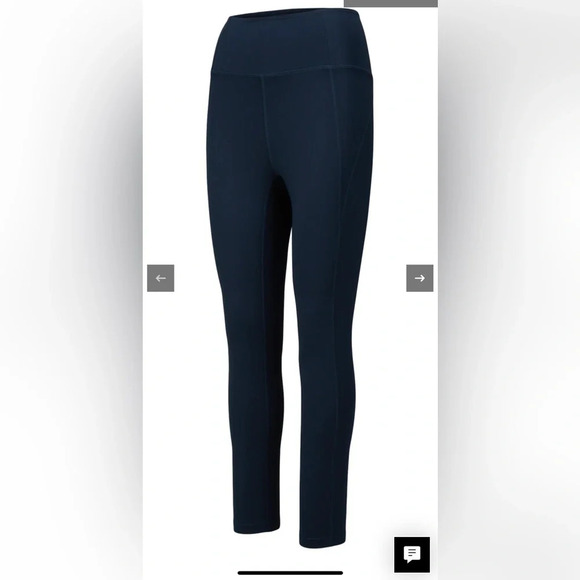 Girlfriend collective compression leggings navy blue size XXS yoga  active wear - Picture 3 of 12